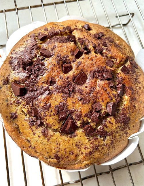 Healthy Wholewheat One-Bowl Banana Cake