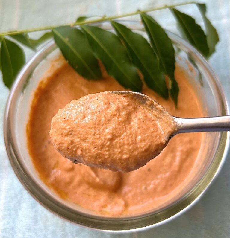 Healthy Tangy Spicy Peanut Chutney